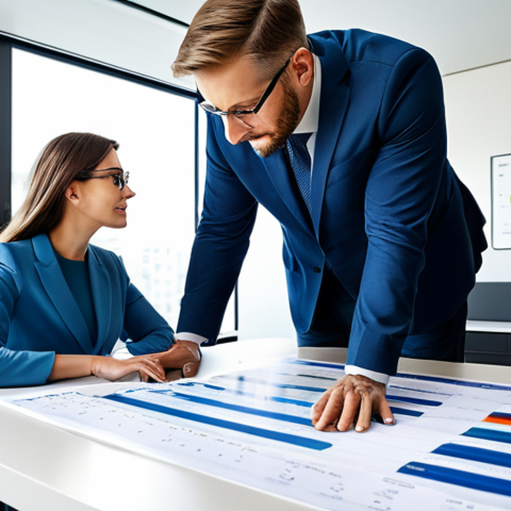 **
"A professional financial consultant advising a startup CEO, in a modern office setting, reviewing a financial chart, fully clothed, appropriate attire, safe for work, perfect anatomy, natural proportions, professional, modest clothing, family-friendly, high quality."
**