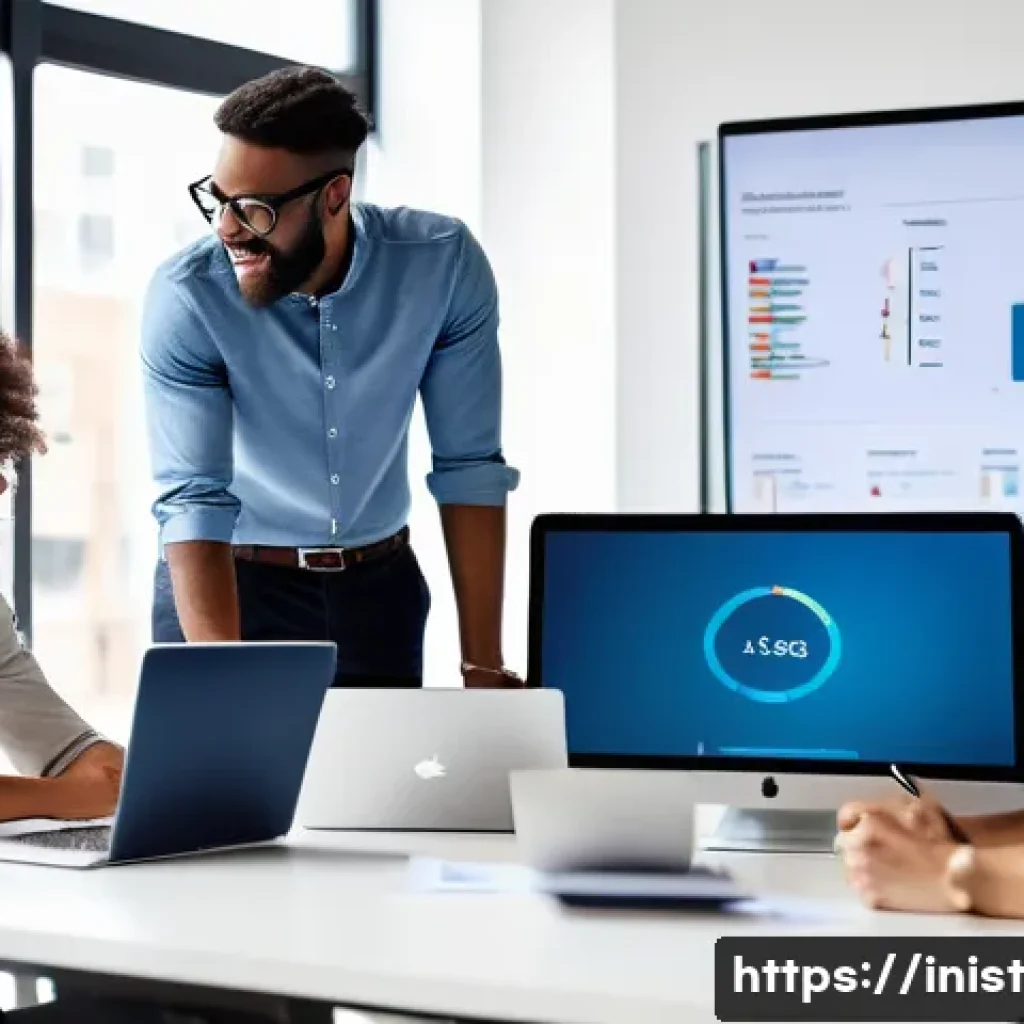 시드 투자에서의 인적 자원 관리 - A dynamic startup team in a modern office environment, diverse young professionals collaborating ene...