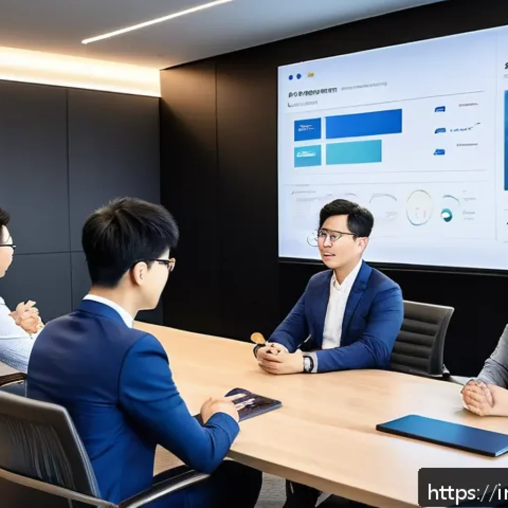 시드 투자에서의 실패 사례 분석 - A professional startup pitch meeting scene, featuring a diverse group of entrepreneurs presenting a ...