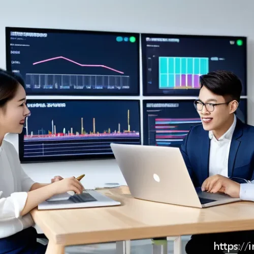 Home 33 시드 투자에서 ROI 계산 방법 - A modern startup office scene showing a diverse group of young professionals discussing seed investm...