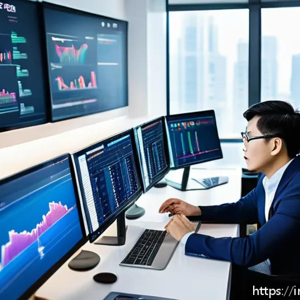 시드 투자 선별을 위한 데이터 활용 방법 - A detailed, professional office setting showing a diverse group of businesspeople analyzing complex ...