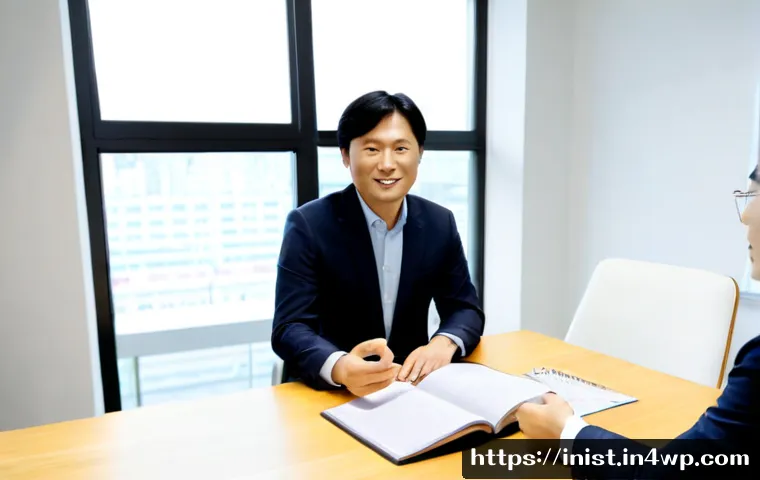 Home 17 시드 투자와 인수합병 전략 - Photorealistic startup seed investment meeting in a bright modern office, diverse founder presenting...